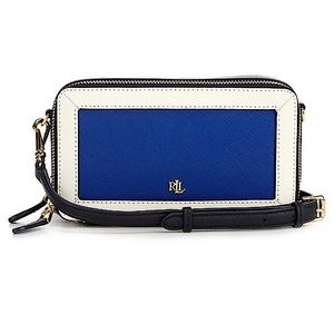 Ralph Lauren Blocked Leather Crossbody